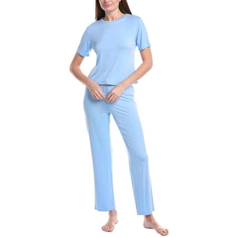 Natori Womens  Feather Essentials Crewneck Pj Set